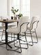 MUST Living Counter chair Zola,104x45x55 cm, glossy natural