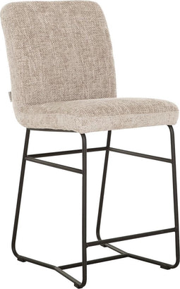 MUST Living Counter chair Zola,104x45x55 cm, glossy sand