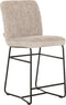 MUST Living Counter chair Zola,104x45x55 cm, glossy sand
