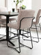 MUST Living Counter chair Zola,104x45x55 cm, glossy sand