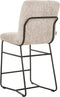MUST Living Counter chair Zola,104x45x55 cm, glossy sand