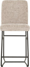 MUST Living Counter chair Zola,104x45x55 cm, glossy sand