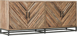 MUST Living Dressoir Budapest, 4 doors,100x195x45 cm, rustic teakwood
