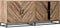 MUST Living Dressoir Budapest, 4 doors,100x195x45 cm, rustic teakwood