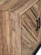 MUST Living Dressoir Budapest, 4 doors,100x195x45 cm, rustic teakwood