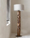 MUST Living Floorlamp Tempo,200xØ35 cm, linen natural shade