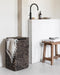 MUST Living Laundry basket Palawan BLACK WASH,60x33x33 cm