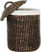 MUST Living Laundry basket Tahiti BLACK WASH,48/55xØ40 cm