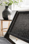 MUST Living Lounge chair Lazy Loom Black,69x65x76 cm, teakwood, knock down