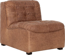 MUST Living Lounge chair Liberty,75x67x85 cm, buffalo leather cognac