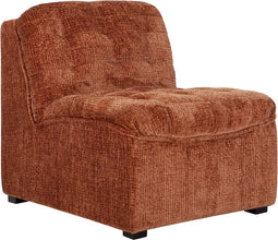 MUST Living Lounge chair Liberty,75x67x85 cm, glamour cinnamon