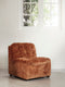MUST Living Lounge chair Liberty,75x67x85 cm, glamour cinnamon