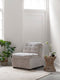MUST Living Lounge chair Liberty,75x67x85 cm, glamour natural