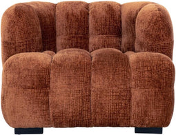 MUST Living Lounge chair Mars,75x102x95 cm, glamour cinnamon