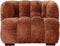 MUST Living Lounge chair Mars,75x102x95 cm, glamour cinnamon