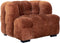 MUST Living Lounge chair Mars,75x102x95 cm, glamour cinnamon