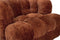 MUST Living Lounge chair Mars,75x102x95 cm, glamour cinnamon