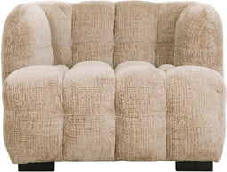 MUST Living Lounge chair Mars,75x102x95 cm, glamour sand