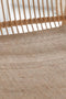 MUST Living Lounge chair Marvin,75x68x75 cm, teakwood, rattan with cushion jute