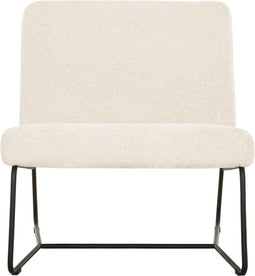 MUST Living Lounge chair Zola,80x78x80 cm, glossy natural