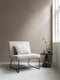 MUST Living Lounge chair Zola,80x78x80 cm, glossy sand