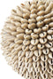 MUST Living Sand shell ball white,17xØ17 cm, white shell