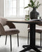 MUST Living Side chair Arca,86x61x61 cm, glossy brown