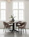 MUST Living Side chair Arca,86x61x61 cm, glossy brown