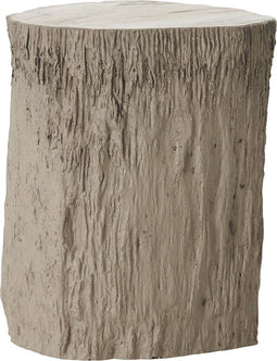 MUST Living Side table Rocca,46xØ39 cm, petrified wood top