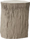 MUST Living Side table Rocca,46xØ39 cm, petrified wood top