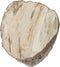 MUST Living Side table Rocca,46xØ39 cm, petrified wood top