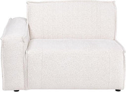 MUST Living Sofa element Rally 1 arm left,76x110x92 cm, poodle beige