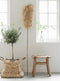 MUST Living Stool Bohemian,48x48x37 cm, teak branch