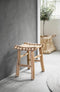 MUST Living Stool Bohemian,48x48x37 cm, teak branch
