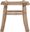 MUST Living Stool Bohemian,48x48x37 cm, teak branch