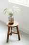 MUST Living Stool Easy round,44xØ30 cm, recycled teakwood