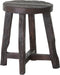 MUST Living Stool Gio Brown,45xØ35 cm, brown recycled teakwood with natural cracks