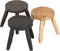 MUST Living Stool Melia Natural,31xØ30 / 45 cm, recycled teakwood with natural cracks