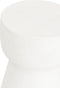 MUST Living Stool Motto White Small,35xØ30 cm, fiber cement white
