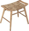 MUST Living Stool Rex,50x55x42 cm, recycled teakwood with banana bark seat