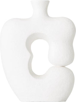 MUST Living Vase Eros,49x37x10 cm, fiber cement white painted
