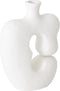 MUST Living Vase Eros,49x37x10 cm, fiber cement white painted