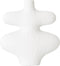 MUST Living Vase La Femme medium,46x42x15 cm, fiber cement white painted