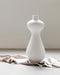 MUST Living Vase Lady,45xØ18 cm, fiber cement white painted