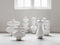 MUST Living Vase Lady,45xØ18 cm, fiber cement white painted