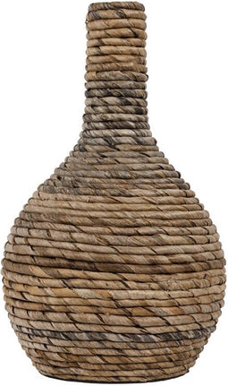MUST Living Vase Onion small - 36xØ20 cm, banana bark with ceramic