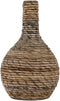 MUST Living Vase Onion small - 36xØ20 cm, banana bark with ceramic