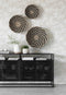 Must Living Wandpaneel Whirl zwart - set van 3