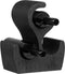 MUST Living Wine rack Grape small,30x25x14 cm, 3 bottles, suar wood, black with natural cracks