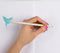 Mustard - Desktop Gum Origami Set van 20 Stuks - Gum - Multicolor